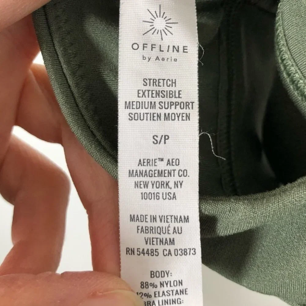 OFFLINE by Aerie Olive Green Workout Set  Size Small - Picture 8 of 8
